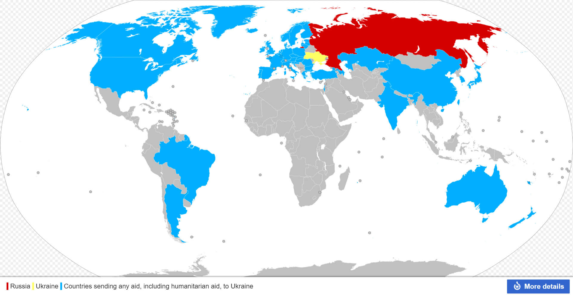 Countries Sending Aid to Ukraine